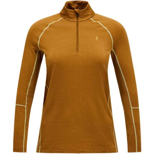 Peak Performance Magic Half Zip Wool Blend Baselayer Women